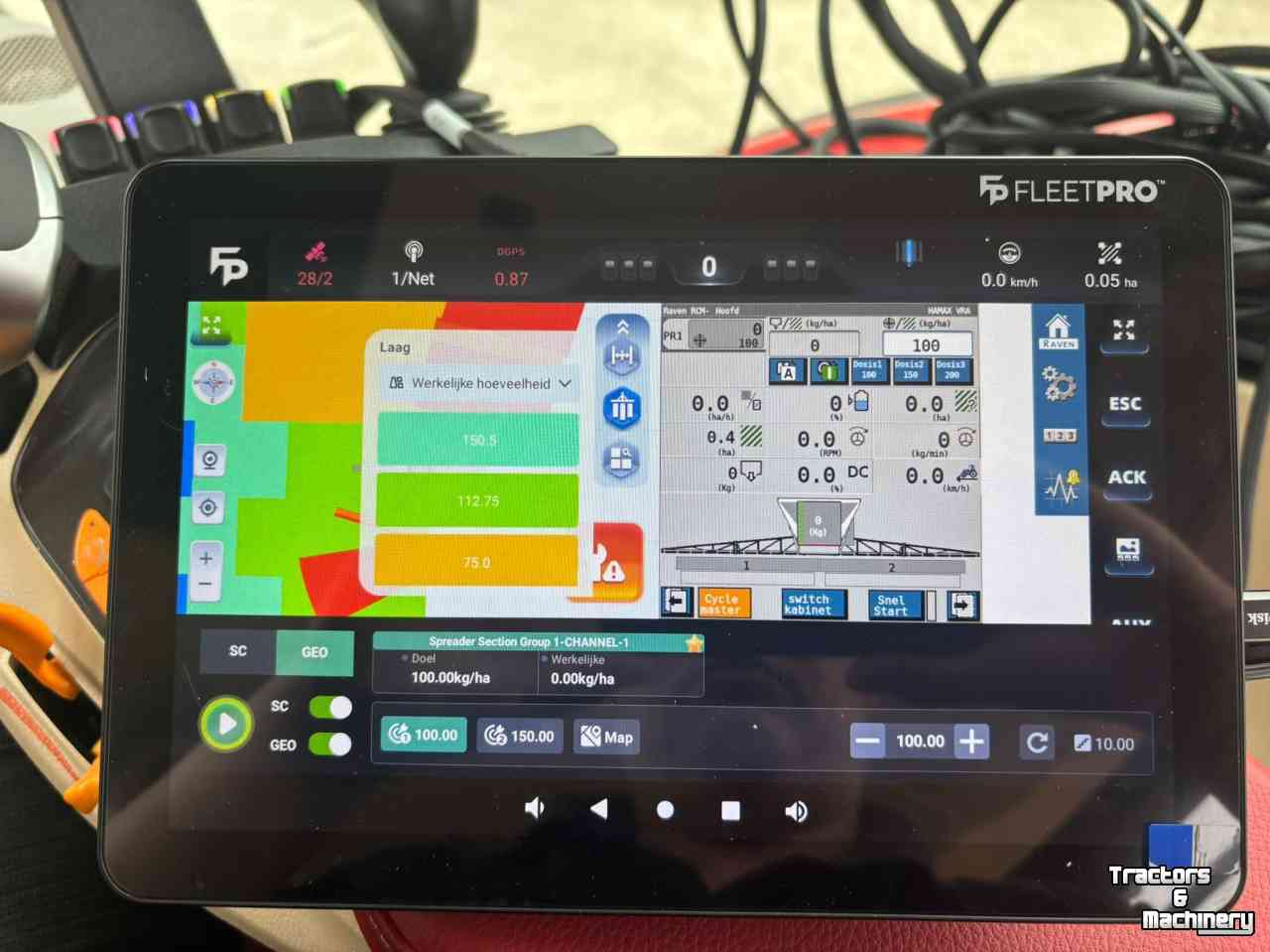 Systèmes et accessoires de GPS Fendt RTK GPS Systeem ISOBUS