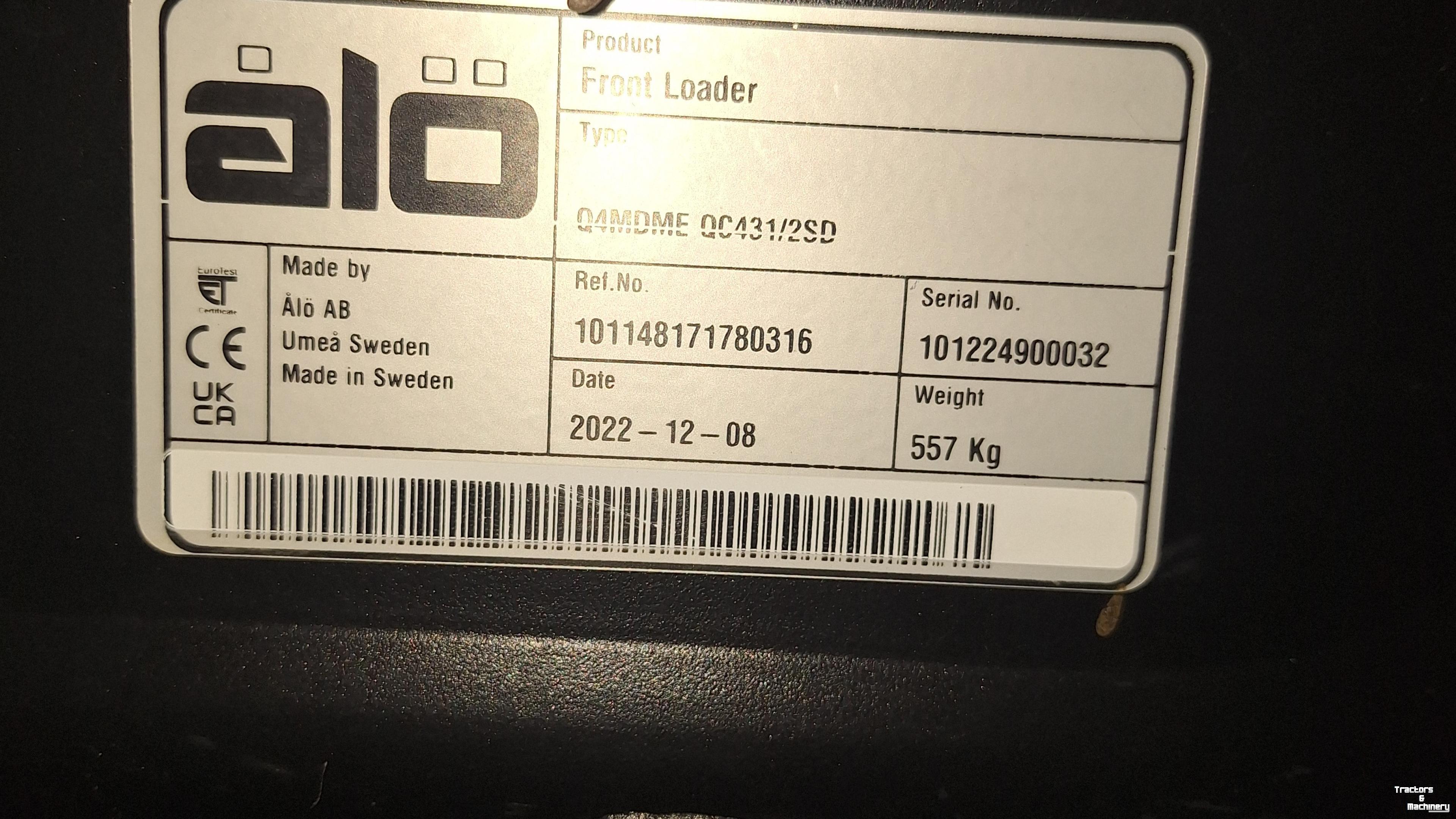 Chargeur frontal Alö Alo Quicke Q4M VOORLADER