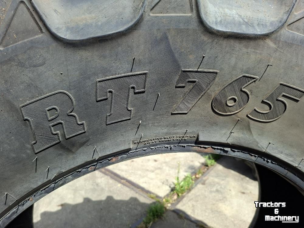 Roues, Pneus, Jantes, Barillets Jumelage BKT 480/70R34