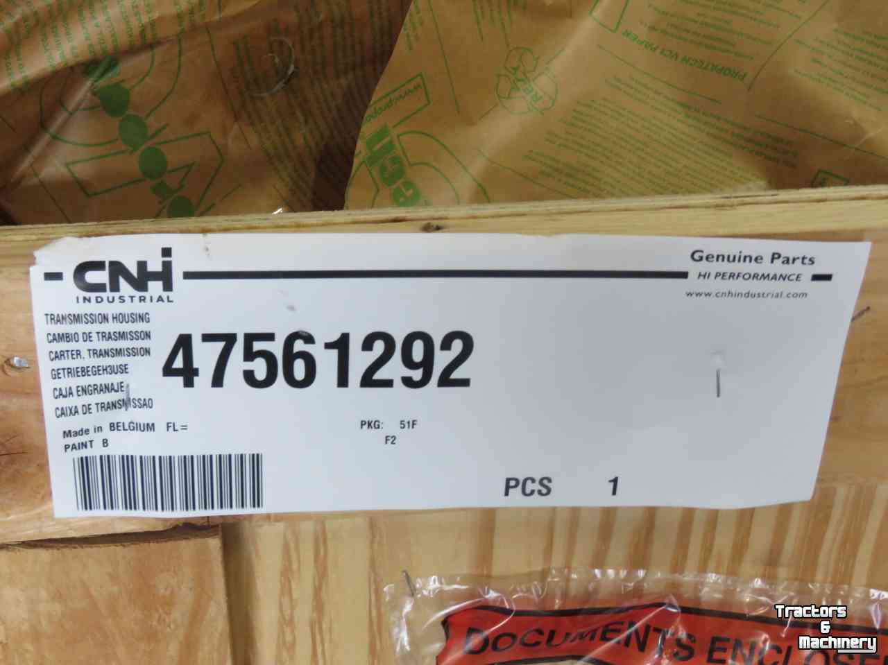 Tracteur New Holland Transmissie huis New holland T6 - tier4b - Auto Command Parts nr:47561292