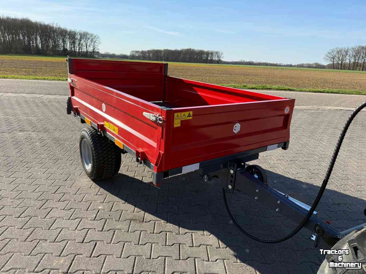 Tombereau / Benne TP  Garmech Trailer 2500kg - Enkelasser Kipwagen