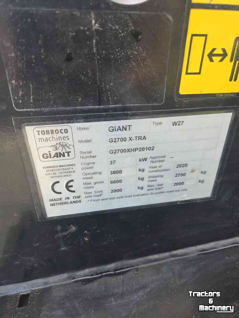 Chargeuse sur pneus Giant G2700HD+ X-TRA