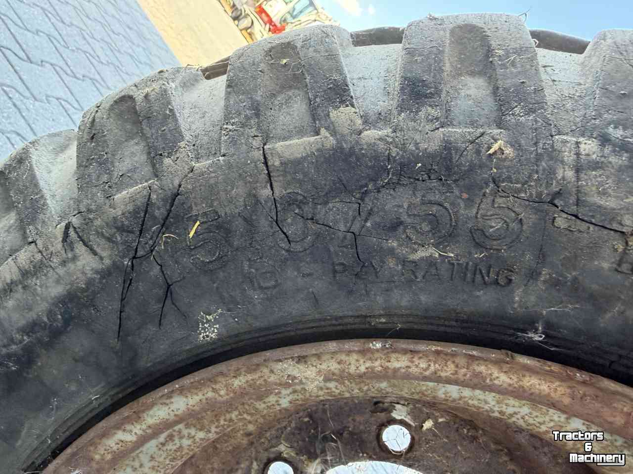 Roues, Pneus, Jantes, Barillets Jumelage  15.0/55-17 band met velg