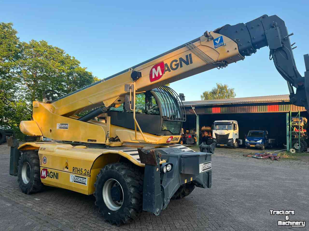 Chargeur Télescopique Magni RTH 5,26 roterende verreiker telehandler telescoplader