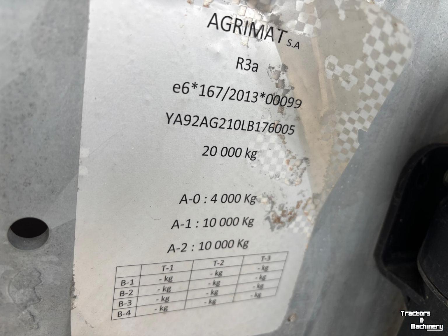 Tonneau de lisier Agrimat 21000