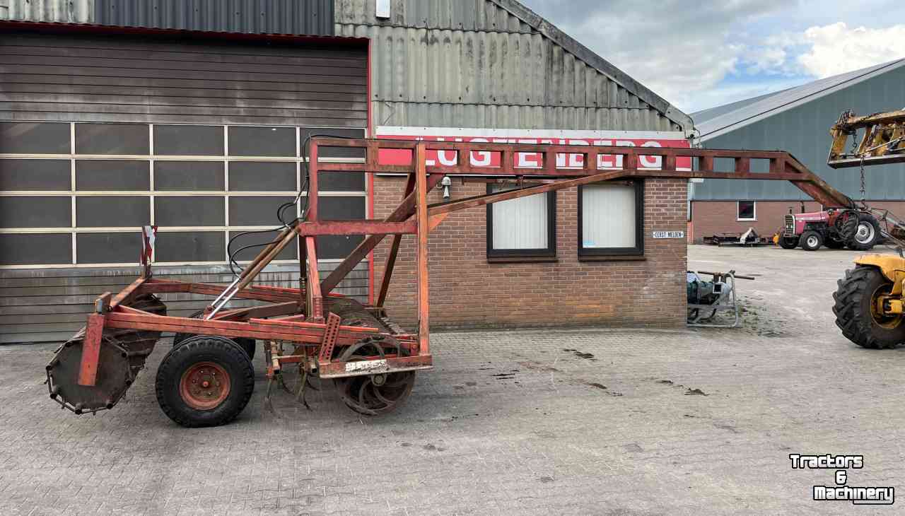 Rouleau compacteur latérale / avant Evers Getrokken Vorenpakker Grondbewerking