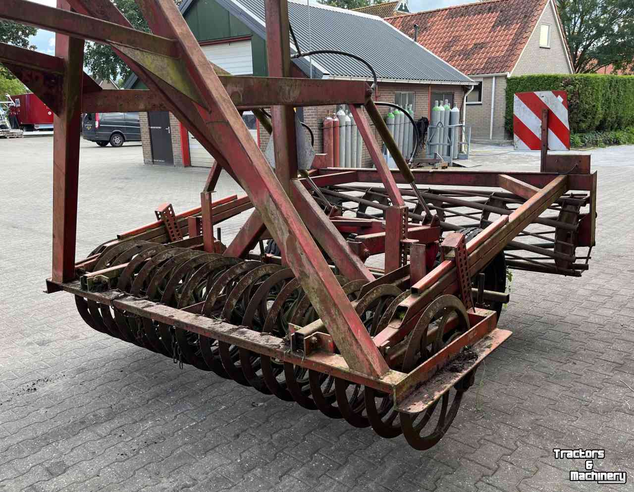 Rouleau compacteur latérale / avant Evers Getrokken Vorenpakker Grondbewerking