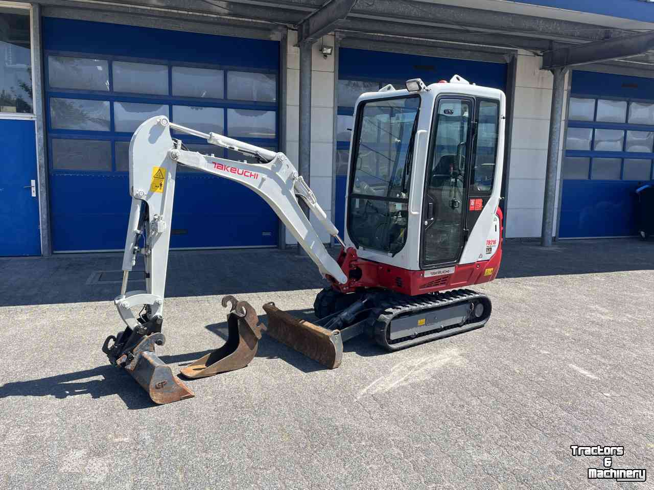 Mini pelleteuse Takeuchi TB216 2023, 1000 uur