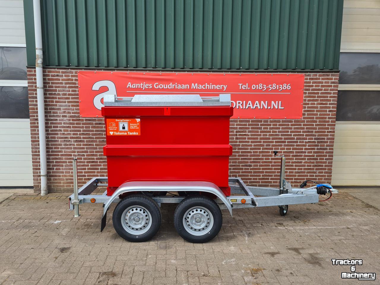 Autres matériel et accessoires de transport agricole AGM Tankwagen snelverkeer tandemas