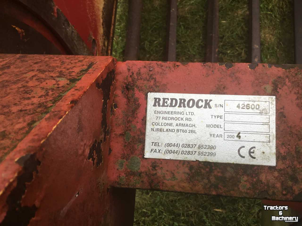 Coupe-blocs d'ensilage Redrock Shovel aanbouw