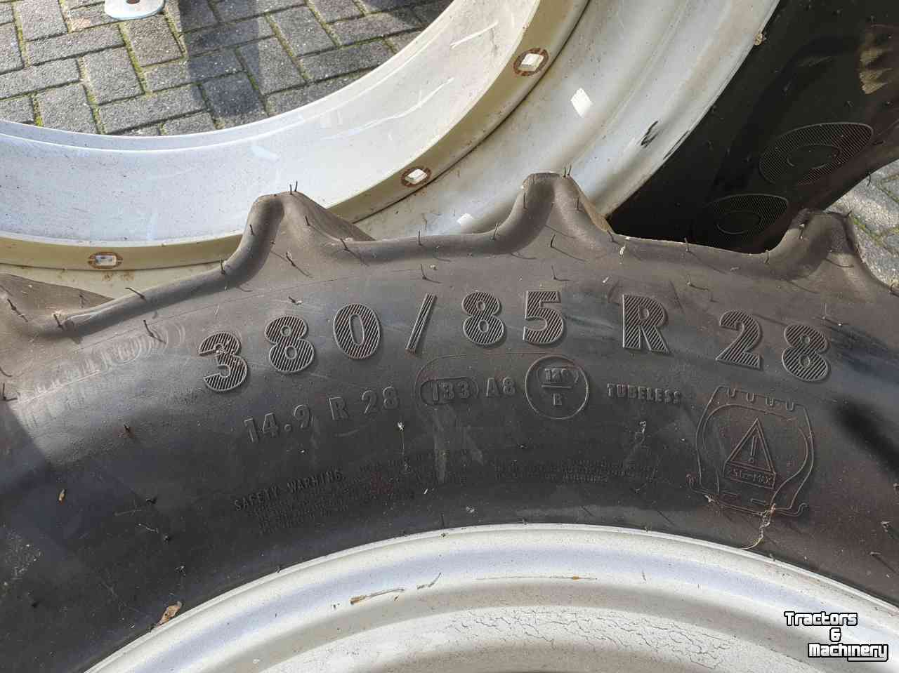Roues, Pneus, Jantes, Barillets Jumelage Continental 380/85R28