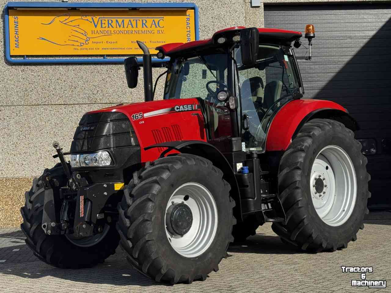 Tracteur Case-IH Puma 165CVX vario Fronthef 6026u  vol geveerd 40km