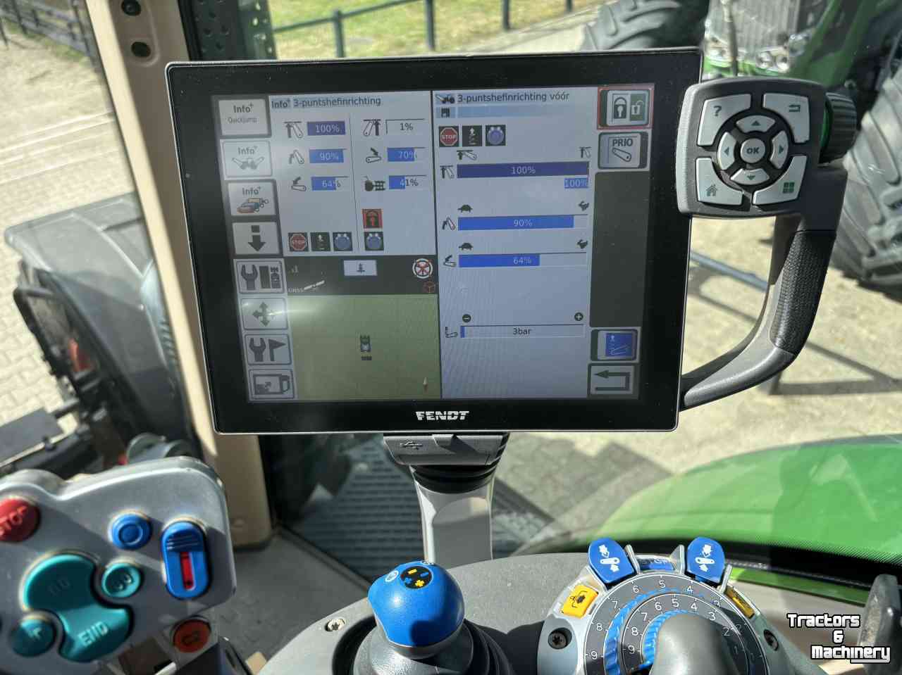 Tracteur Fendt 720 S4 Profi Plus Rtk Frontaftakas