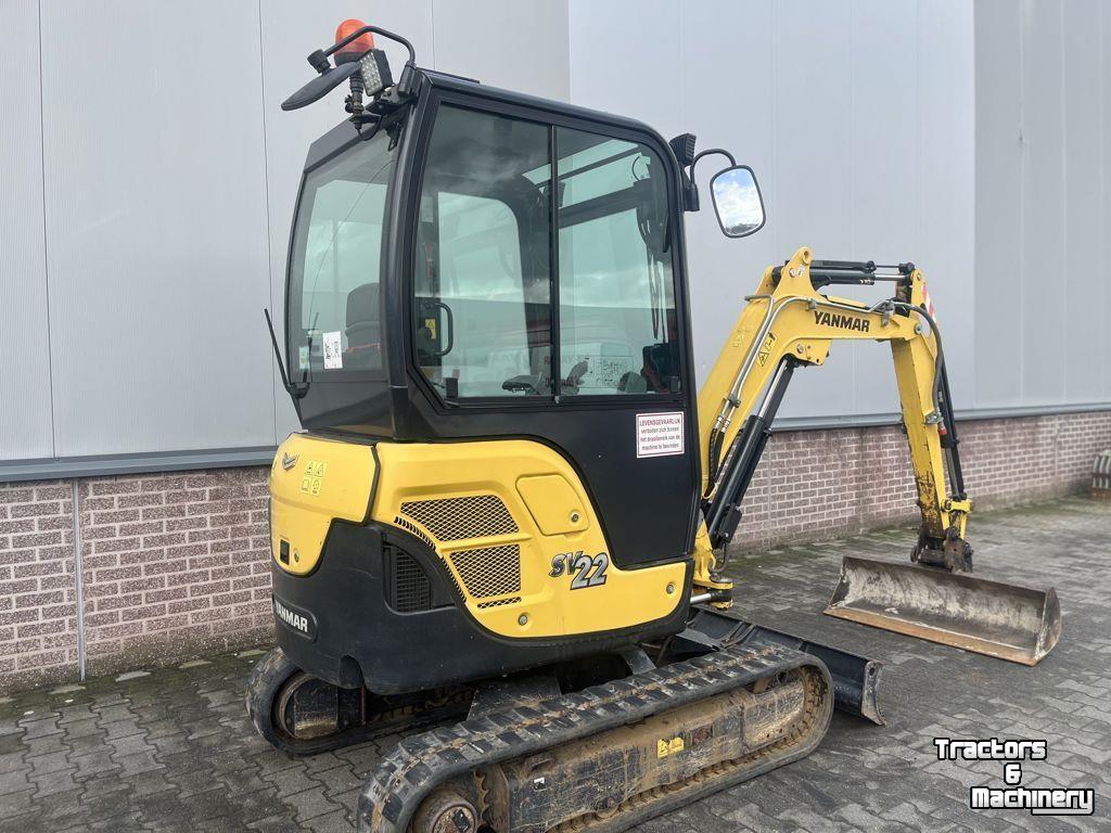 Mini pelleteuse Yanmar SV22