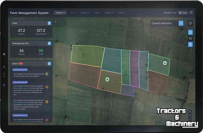 Systèmes et accessoires de GPS  Sveaverken F100 autosteer system