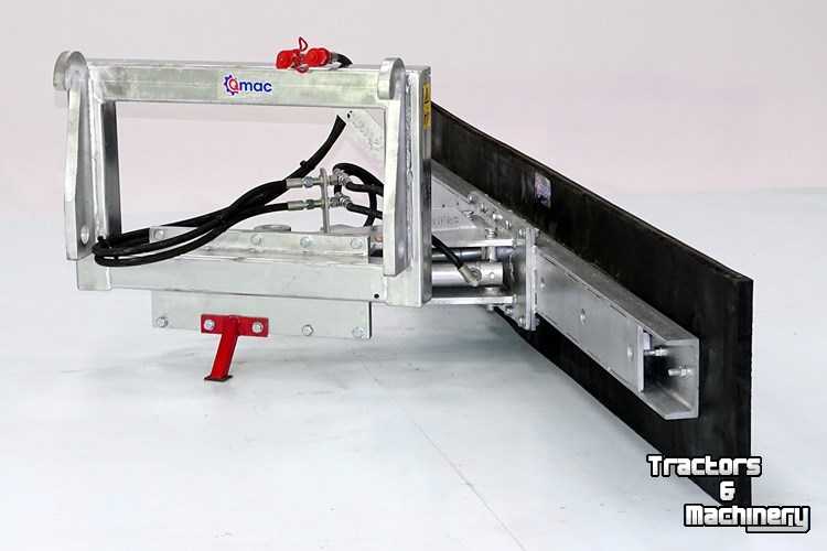 Panneau coulissant de fourrage Qmac Rubber feed scraper hookup Weidemann