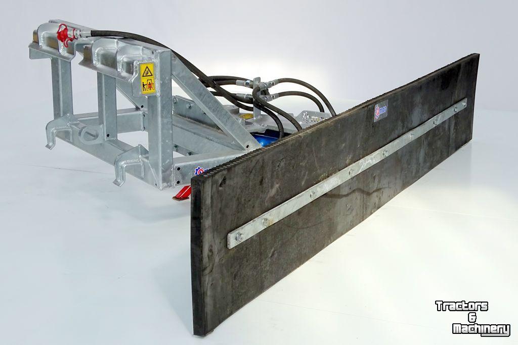 Rabot caoutchouc Qmac 180 HYDR SCHUIN SCHAFFER BORD