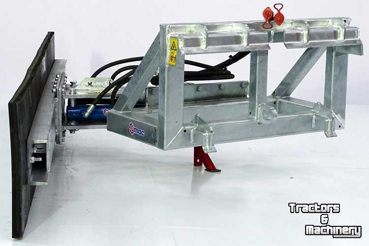 Rabot caoutchouc Qmac Modulo rabot caoutchouc pour neige 180cm avec montage Schaffer