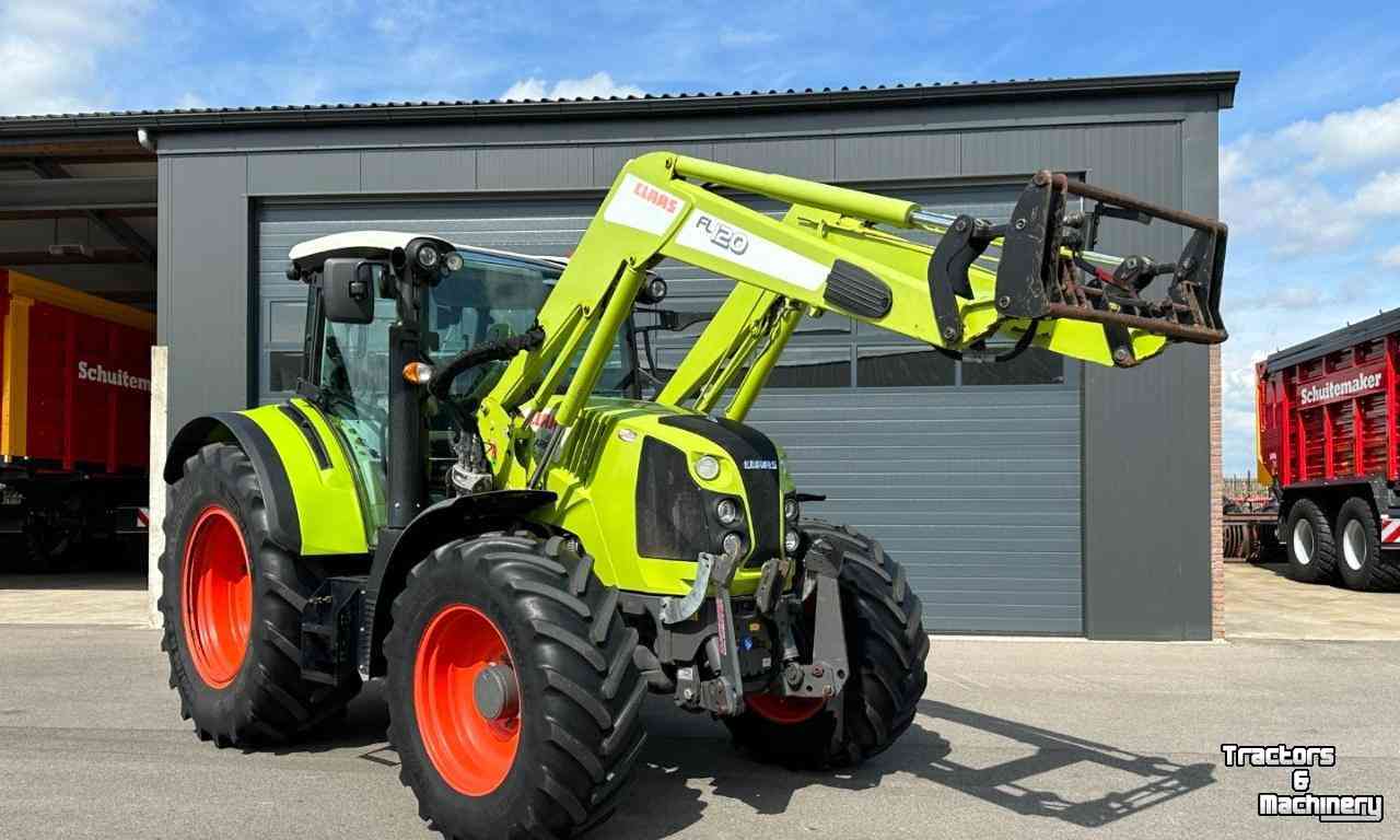 Tracteurs Claas Arion 450 Cis Tractor + FL 120 Front-Lader