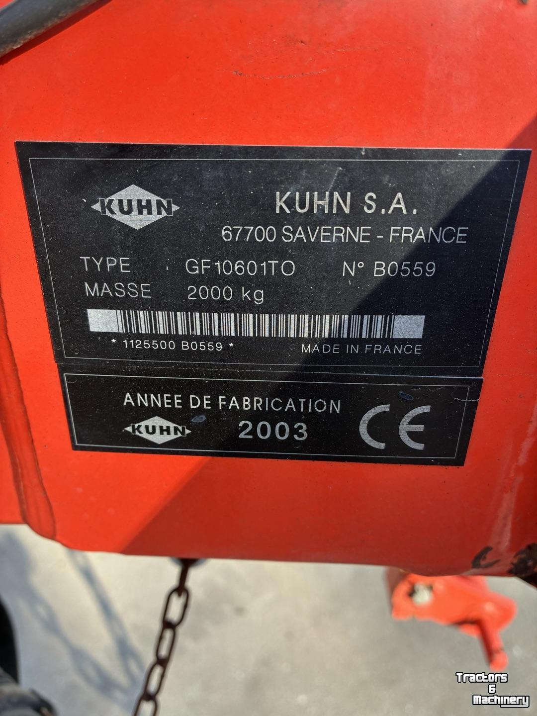 Faneur Kuhn GF 10601 TO Digidrive
