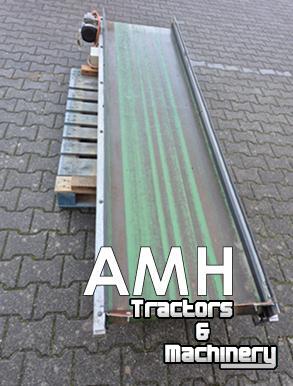 Convoyeur  2500X600 TRANSPORTBAND VLAKKE BAND FLAT BELT CONVEYOR BELT FLACHBAND FÖRDERBAND