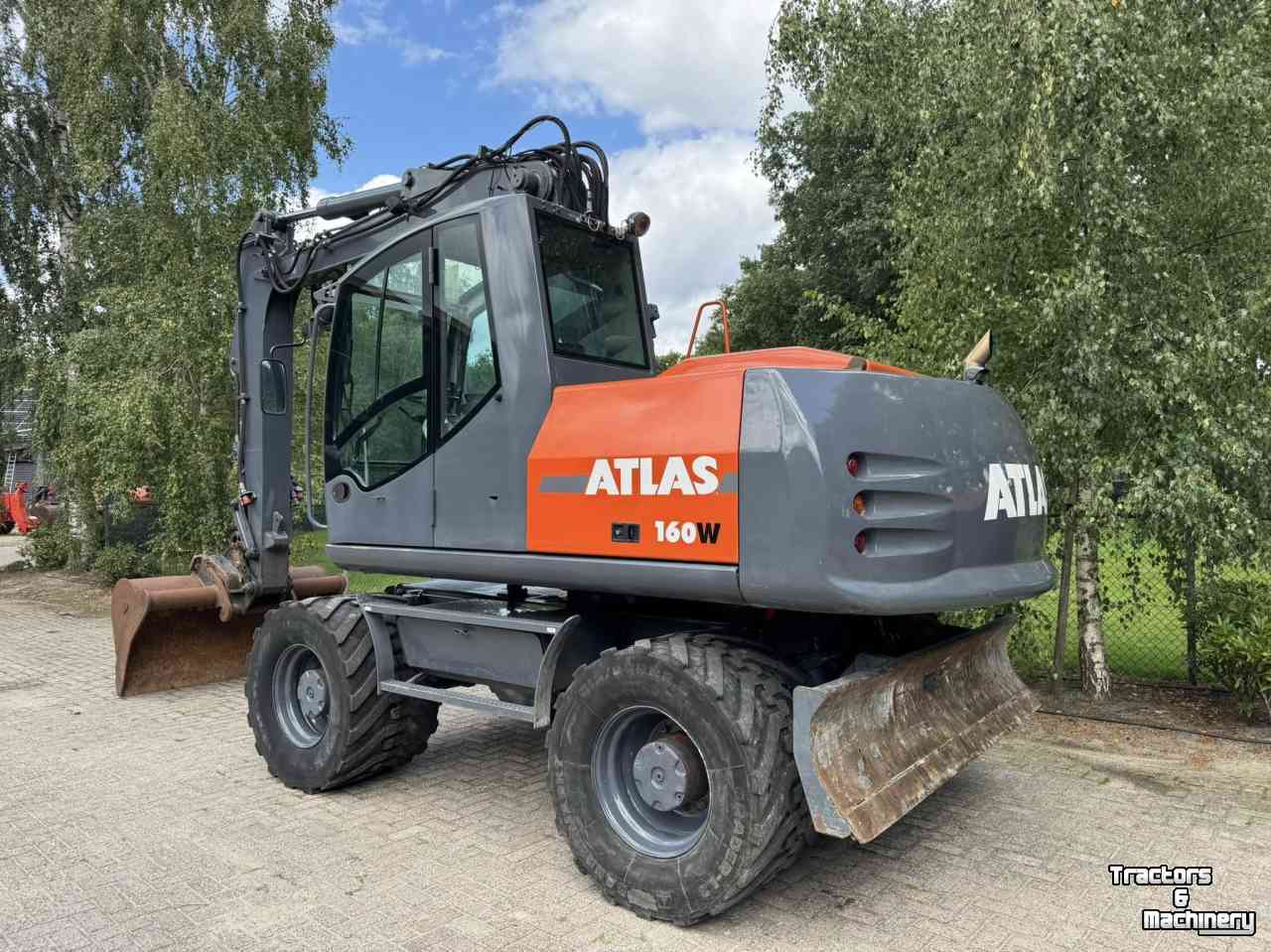 Pelles sur pneus Terex ATLAS TW160 mobiele kraan