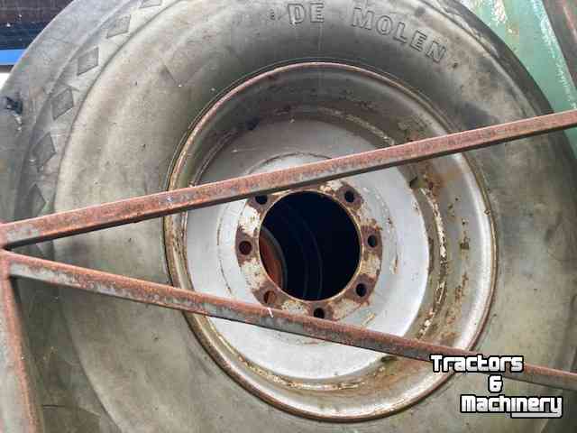 Roues, Pneus, Jantes, Barillets Jumelage  550/60-22.5