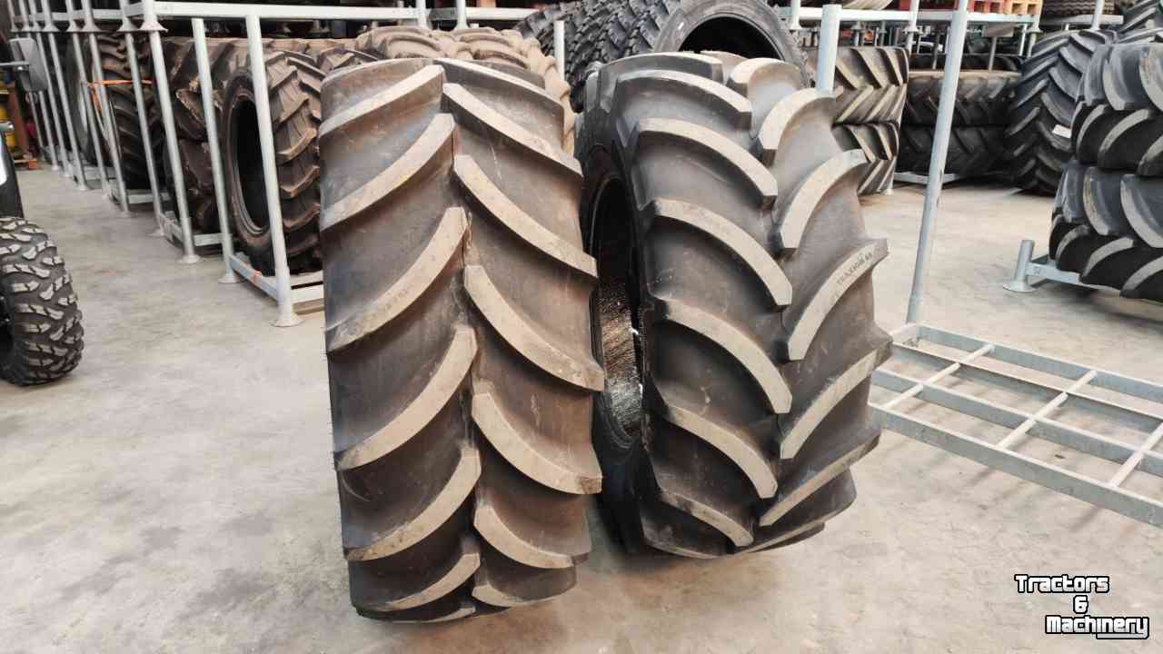 Roues, Pneus, Jantes, Barillets Jumelage Vredestein 540/65R30 Traxion 65