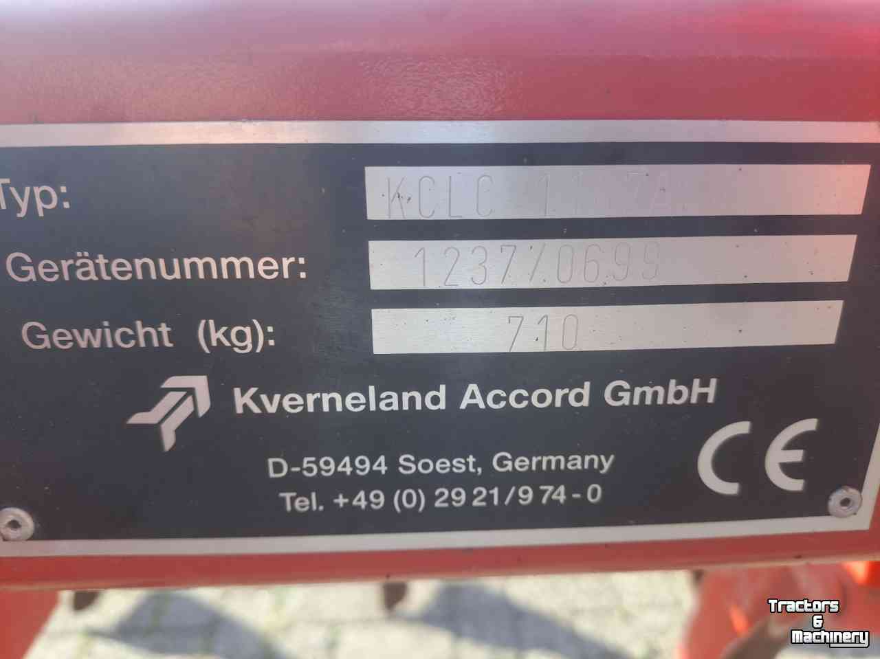 Cultivateur Kverneland Clc woeler vaste tand cultivator