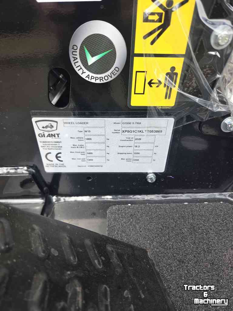 Chargeuse sur pneus Giant G1500 X-tra - 53869