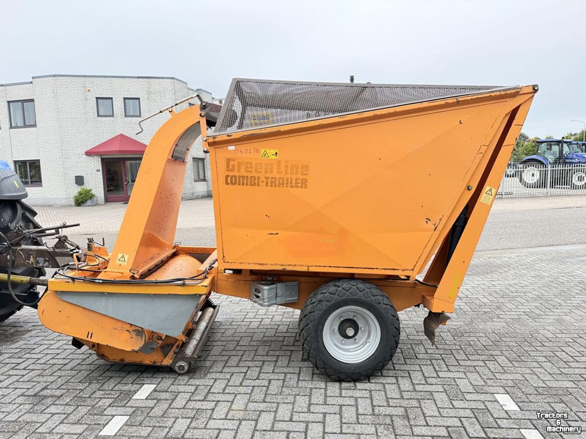 Tracteur Tondeuse Autoporté Greenline Combi-Trailer Klepelmaaier