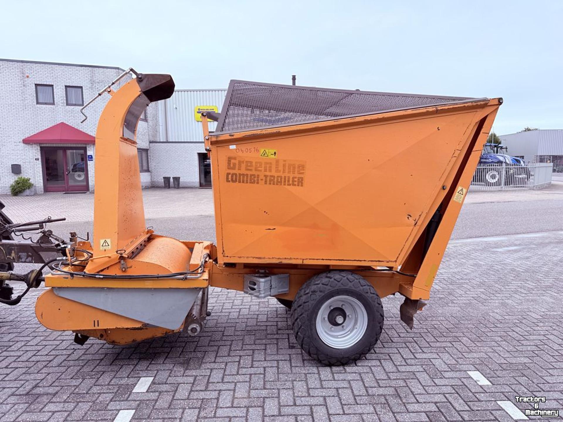 Tracteur Tondeuse Autoporté Greenline Combi-Trailer Klepelmaaier