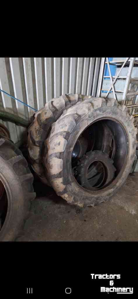 Roues, Pneus, Jantes, Barillets Jumelage Michelin 13.6-38
