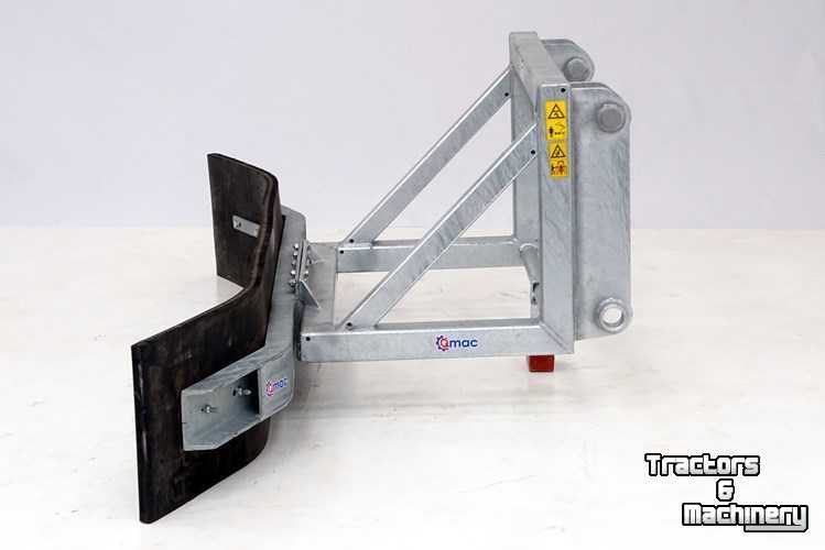 Matériel de déneigement Qmac Rubber snow scraper 2.40 mtr hookup Terex TL80-120