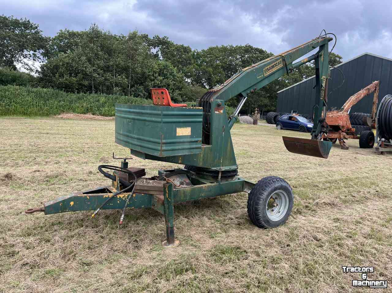 Pelles sur pneus Visanocar Bandenkraan, getrokken kraan, kraan, graafmachine diversen