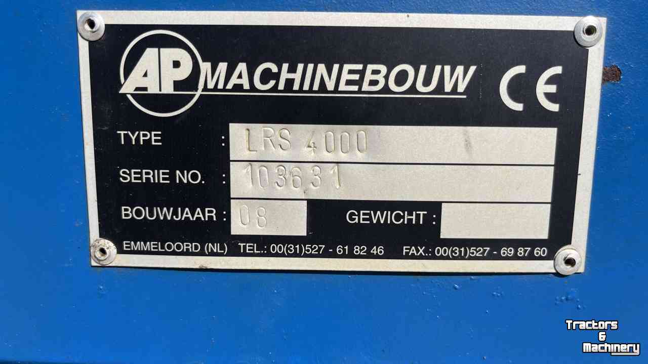 Décapeuse AP LRS 4000 kilverbak