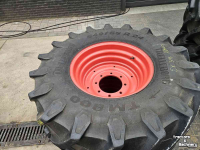 Roues, Pneus, Jantes, Barillets Jumelage Trelleborg 600/65R38 en 540/65R24