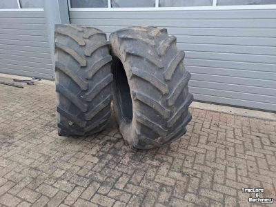 Roues, Pneus, Jantes, Barillets Jumelage Trelleborg 600/65 R 28