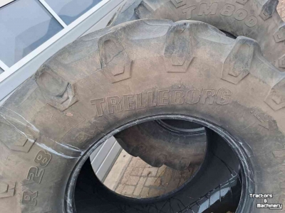 Roues, Pneus, Jantes, Barillets Jumelage Trelleborg 600/65 R 28