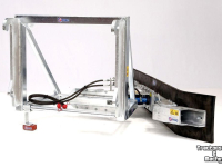 Rabot caoutchouc Qmac 240 HYDR SCHUIN + HOEK JCB Q-FIT