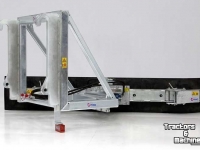 Rabot caoutchouc Qmac Module schuifbalk met rubbermat JCB aanbouw