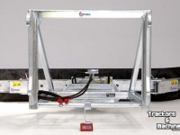 Rabot caoutchouc Qmac Module schuifbalk met rubbermat JCB aanbouw