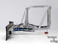 Rabot caoutchouc Qmac Module schuifbalk met rubbermat JCB aanbouw