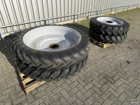 Roues, Pneus, Jantes, Barillets Jumelage  Alliance 270/95R48 + 270/95R32 cultuurwielen