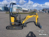 Mini pelleteuse New Holland E12D minikraan incl 3 bakken