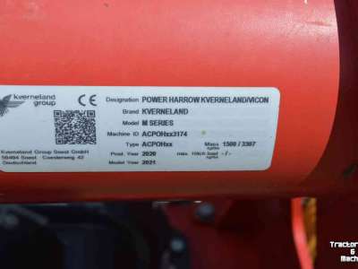 Herse rotative Kverneland m serie