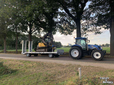 Semi-remorque surbaissé Heuvelmans Dieplader