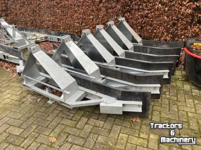 Rabots à lisier  Rubberschuif / mestschuif / sneeuwschuif , divere breedtes if 3 punts opname/lepelinsteek