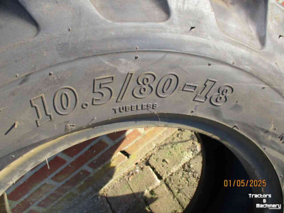 Roues, Pneus, Jantes, Barillets Jumelage BKT 10.5/80-18 AT