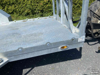 Semi-remorque surbaissé Heuvelmans Transportwagen machinetransporter oprijwagen